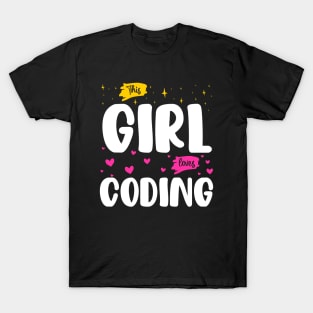 This Girl Loves Coding - Tech Enthusiast T-Shirt